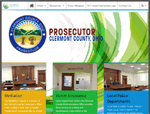 Tablet Screenshot of clermontprosecutor.org